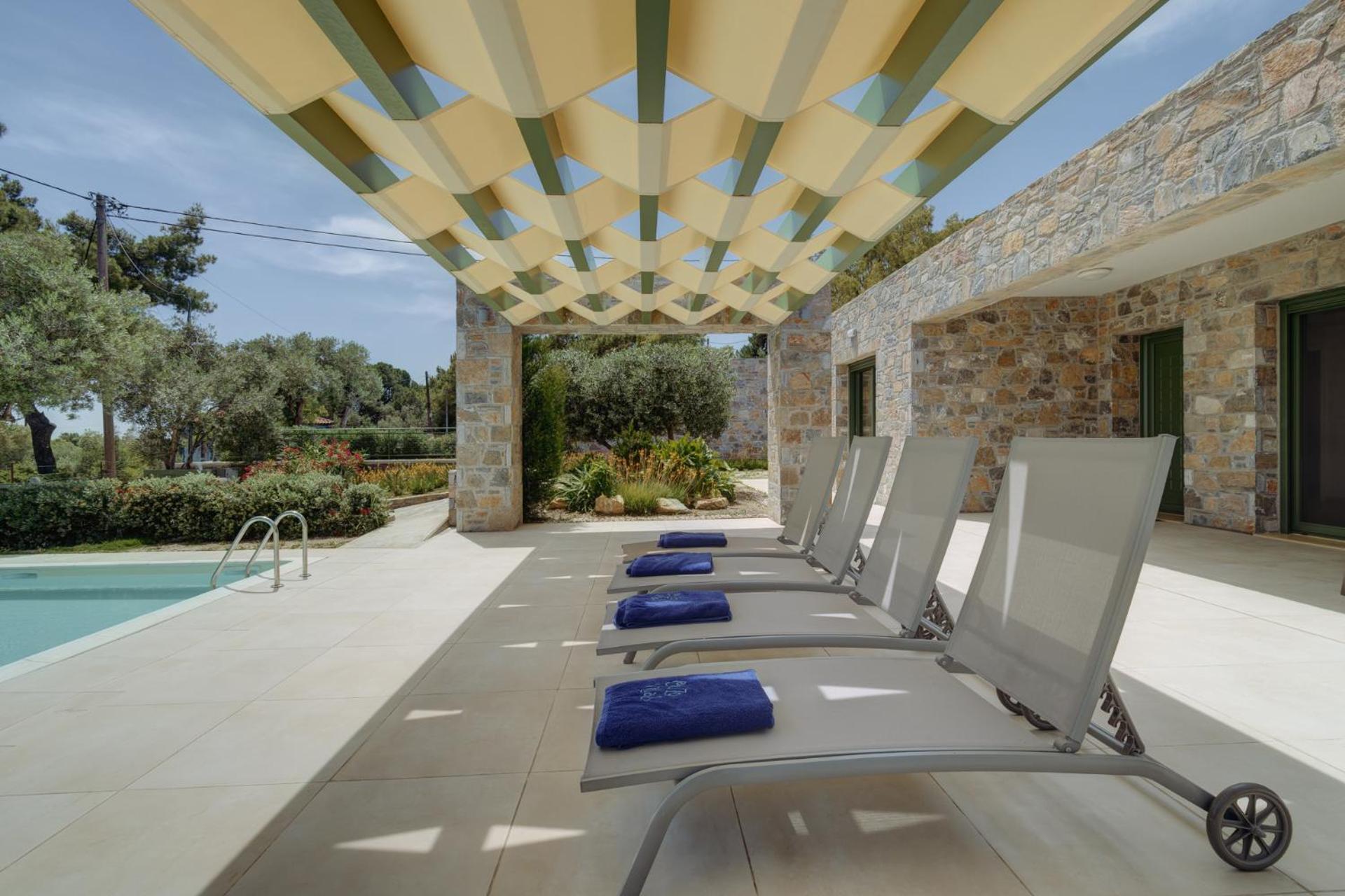 Ouzo Stone House 1 With Private Pool Villa Plomari Exterior photo
